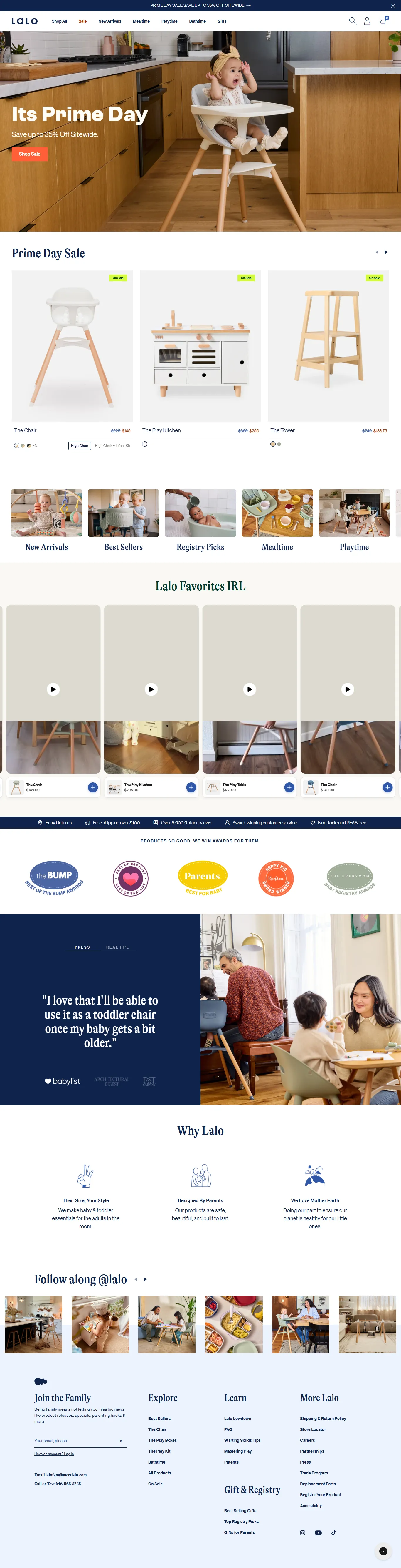 Lalo — Shopify store built by Creatify