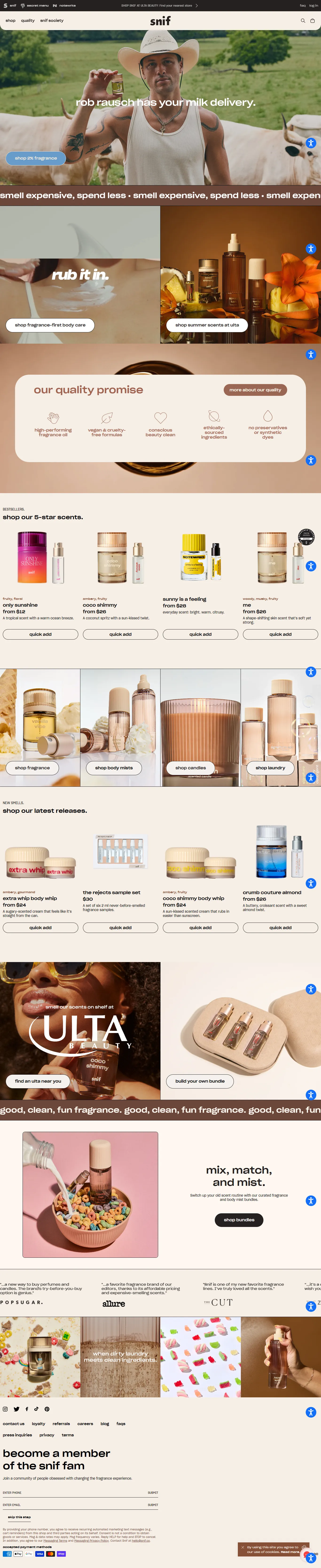 Snif — Shopify store built by Creatify