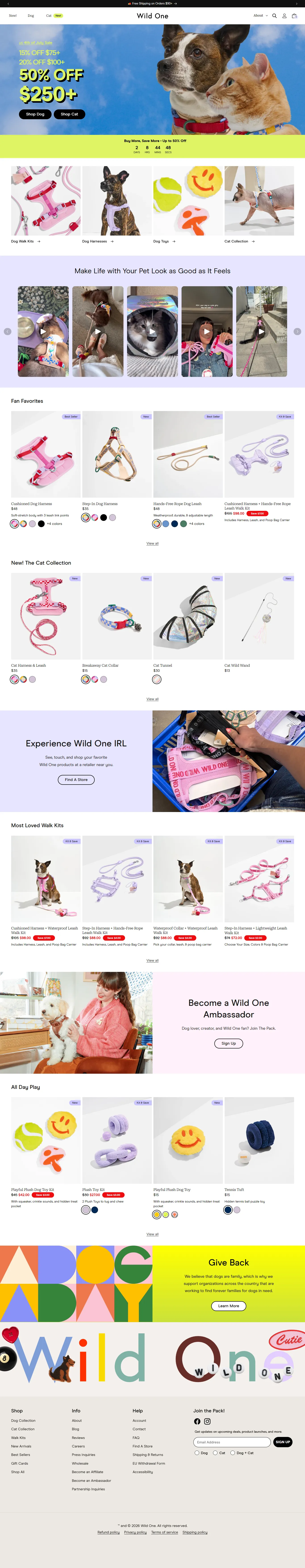 Wild One — Shopify store built by Creatify
